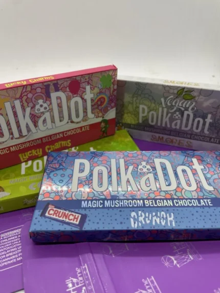 Buy Polka dot mushroom chocolate bar Online London- Polka Dot Psilocybin Chocolate Bar – Premium Magic Mushroom Edibles London UK